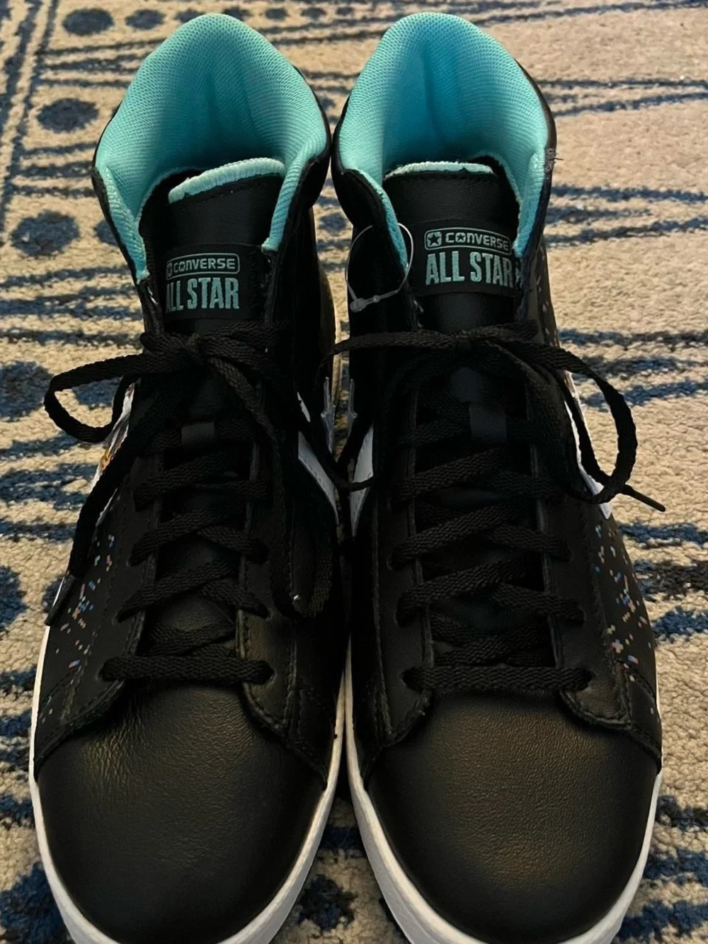 Converse X NBA Jan “He’s On Fire”High Top Sneaker - Picture 2 of 7